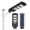 Lampa stradala proiector LED cu Incarcare Solara prin Panou Fotovoltaic + telecomanda