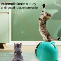 Jucarie interactiva cu laser pentru pisici, verde - imagine 7