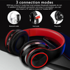 Casti Wireless pliabile B39, Bluetooth, Over-Ear, cu Microfon, Suport Card, lumini RGB