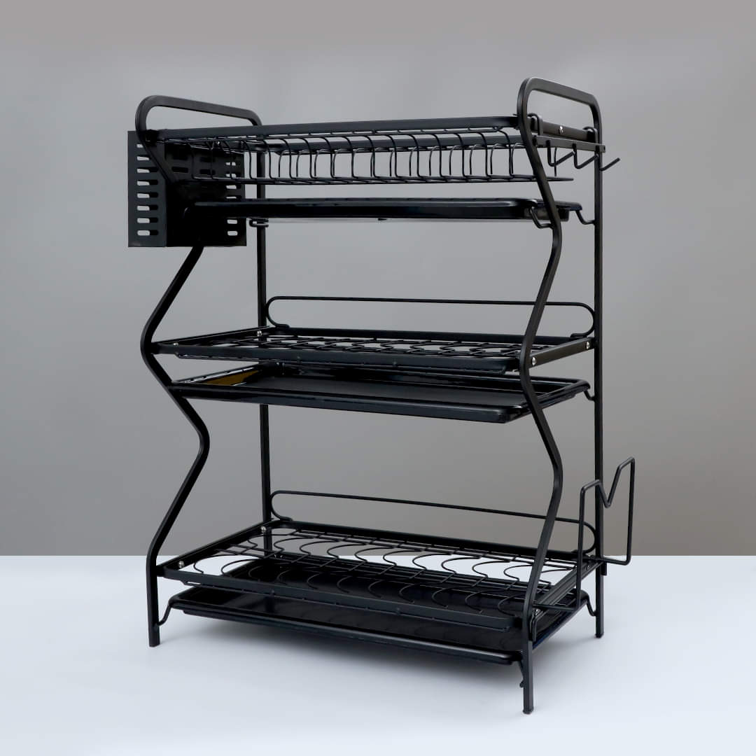 Scurgator de vase metalic, premium, cu 3 niveluri