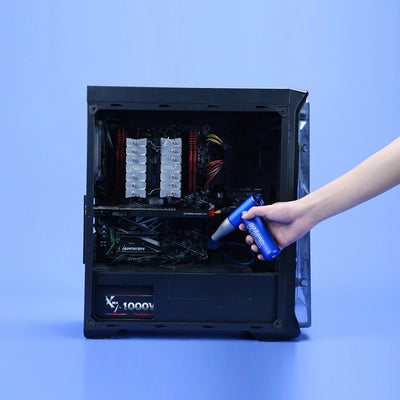 Mini ventilator wireless KiCA JetFan, incarcare USB, 86000 RPM, negru