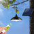 Lampa solara suspendata cu 2 becuri LED, telecomanda, 50W