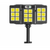Lampa solara tripla W786-6 COB