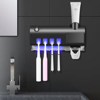 Dozator pentru pasta de dinti cu alimentare solara si sterilizator UV pentru periute - imagine 9