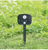 Aparat ultrasonic anti animale cu blitz, ultrasunete, alarma sonora, animale salbatice, caini jderi, vulpi, rozatoare, senzor de miscare