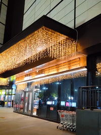 Instalatie Craciun perdea interior/exterior LED, diverse marimi si culori - imagine 6
