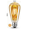 Bec LED filament vintage 8W, E27, 2700K
