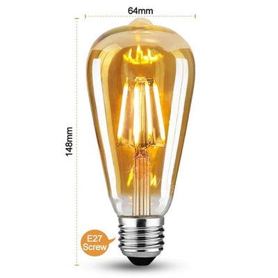 Bec LED filament vintage 8W, E27, 2700K