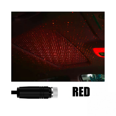 Proiector laser cu cer de noapte USB verde