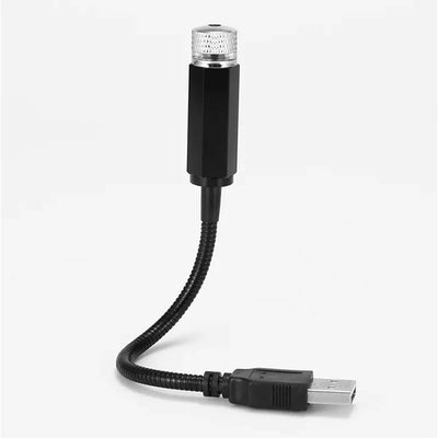Proiector laser cu cer de noapte USB verde