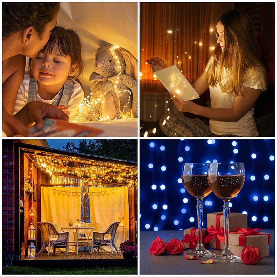 Instalatie Craciun Led-uri RGB, Smart APP, telecomanda, USB, jocuri de lumini in functie de ritm muzica