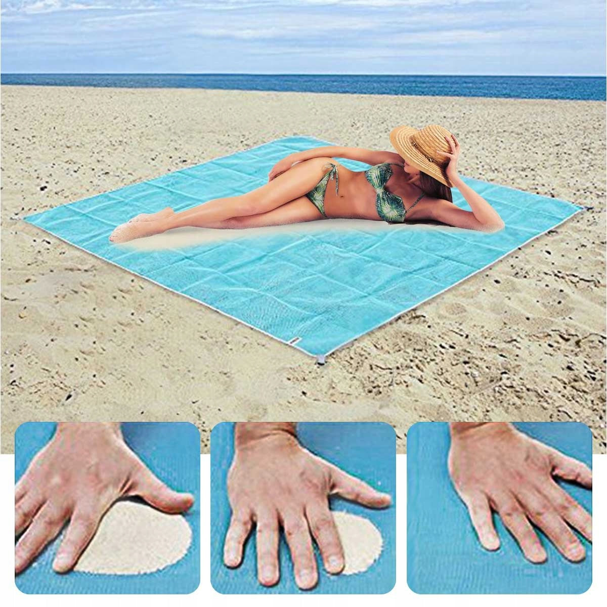 Prosop de plaja 150 x 200 cm, PVC. Nu retine nisipul.