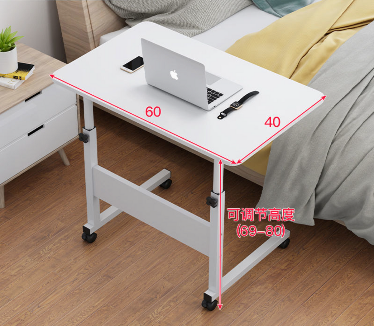 Masuta pentru laptop sau mic dejun cu inaltime reglabila
