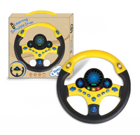 Volan de jucarie interactiv cu sunete si lumini, rotire 360 grade - imagine 2