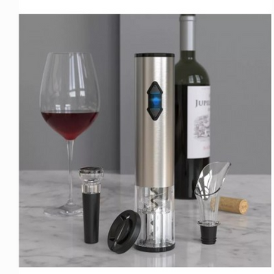 Set accesorii pentru vin cu tirbuson electric, 4 piese,incarcare usb