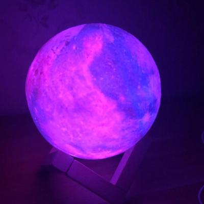 Lampa de veghe, 3D Moon Lamp Galaxy, telecomanda