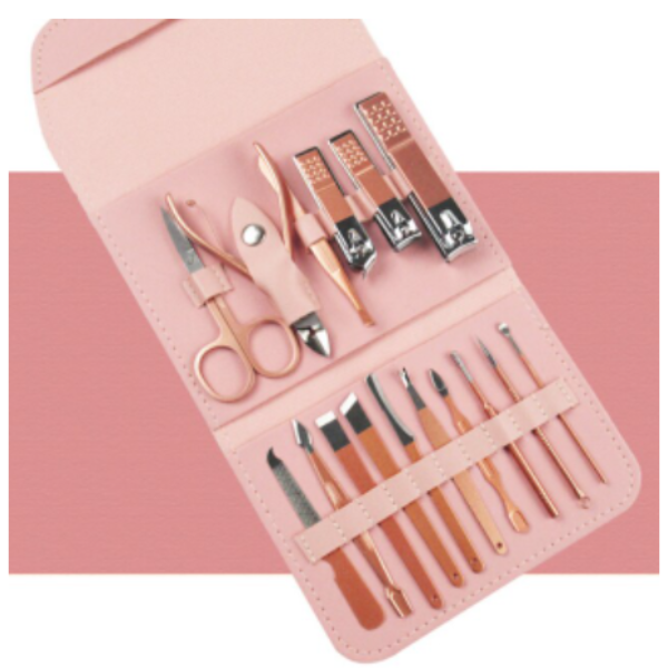 Trusa manichiura/pedichiura profesionala 12 piese