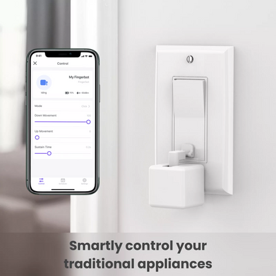 Declansator mecanic, buton smart wireless, Fingerbot Switch, control prin MeshHub APP