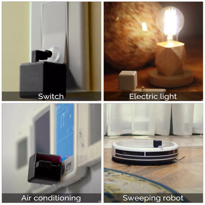 Declansator mecanic, buton smart wireless, Fingerbot Switch, control prin MeshHub APP