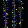 Instalatie Craciun liniara tip cluster, interior-exterior, 540 led, 11m, diverse culori