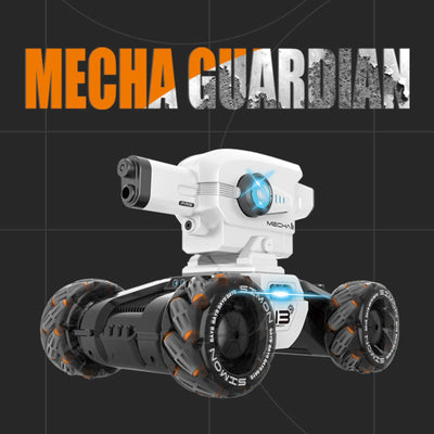 Tanc cu tun de apa Mecha Guardian, cu telecomanda, control prin gesturile mainii, rotire 360 grade