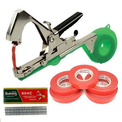 Aparat pentru legat vita de vie si legume + 10.000 capse + 10 role de banda