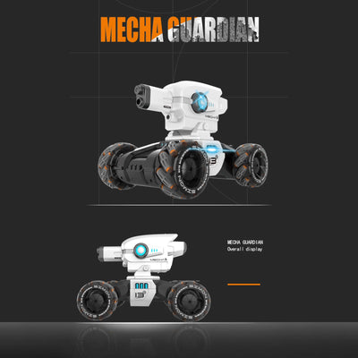 Tanc cu tun de apa Mecha Guardian, cu telecomanda, control prin gesturile mainii, rotire 360 grade