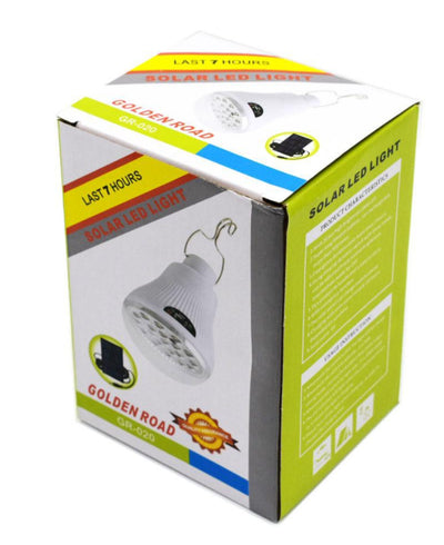 Bec cu leduri portabil si mini panou solar inclus pentru incarcare , baterie reincarcabila , 5W,LL-028