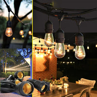 Ghirlanda solara cu 10 becuri Led Filament incluse, 2W, 3000K, IP65 lumina calda - imagine 7