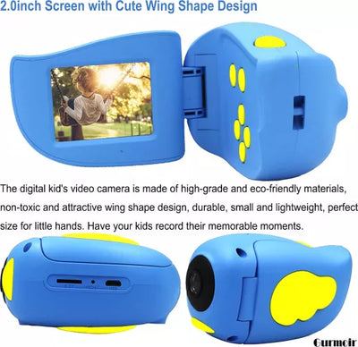 Camera video-foto digitala interactiva cu jocuri pentru copii, full-hd, ecran 2 inch, 1080p, rezistenta la socuri