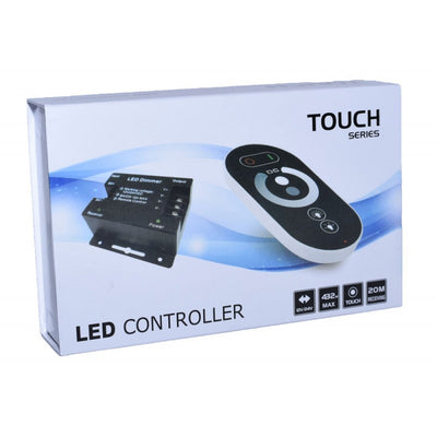 Controller led RGB pentru banda LED, cu touch, 12V/24V, cu telecomanda