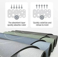 Covoras silicon super absorbant pentru baie, cu uscare rapida - imagine 8