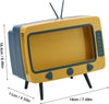 Cutie pentru servetele cu suport telefon sub forma de TV retro