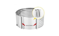 Inel feliator blat de tort ajustabil Cake Ring 8 cm, 26-28cm - imagine 7