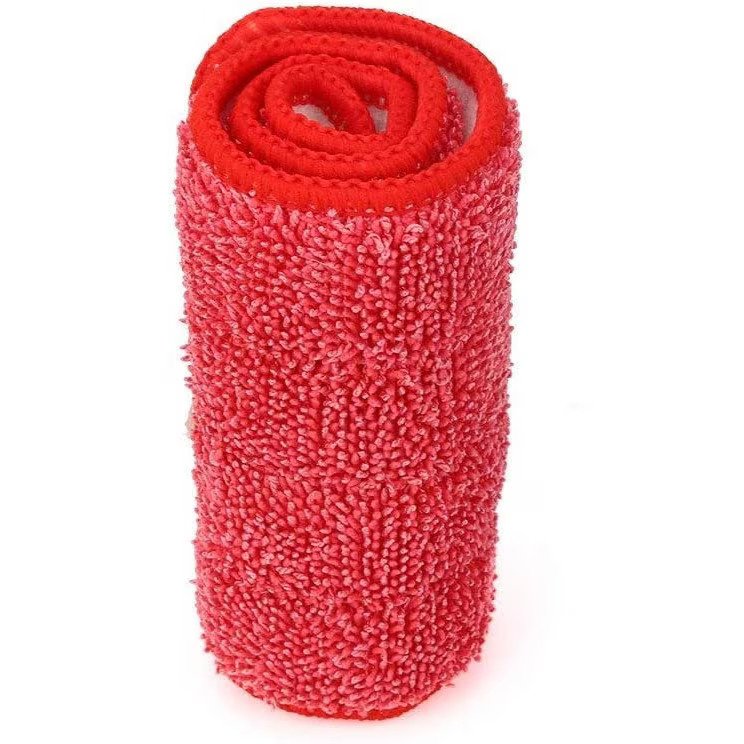 Set 2 rezerve mop plat din microfibra, prindere cu arici