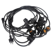 Ghirlanda luminoasa gradina sau terasa, interconectabila, fasung E27, IP65, 220V