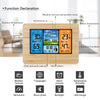 Statie meteo wireless cu senzor extern, LCD color, alarma, calendar, fazele lunii
