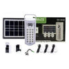 Kit Solar GD-8020 cu lanterna LED, 3 becuri incluse, acumulator, incarcare solara