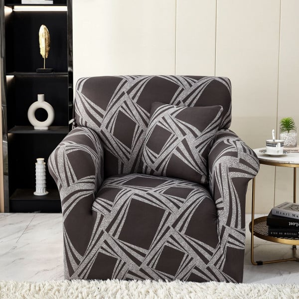 Husa fotoliu din bumbac elastic 90-140 cm