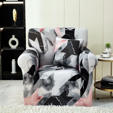 Husa fotoliu din bumbac elastic 90-140 cm