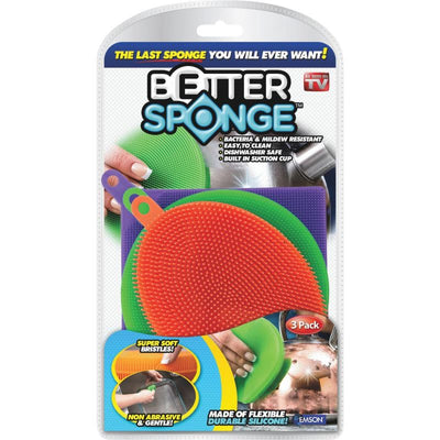 Set 3 bureti de vase din silicon Better Sponge