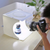Cutie fotografie de produs, 40 x 34 x 37 cm, pliabil, LED, Alb - Tenq.ro