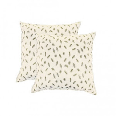 Set 2 perne din puf de gasca cu invelis din bumbac 70 x 70 cm - Tenq.ro