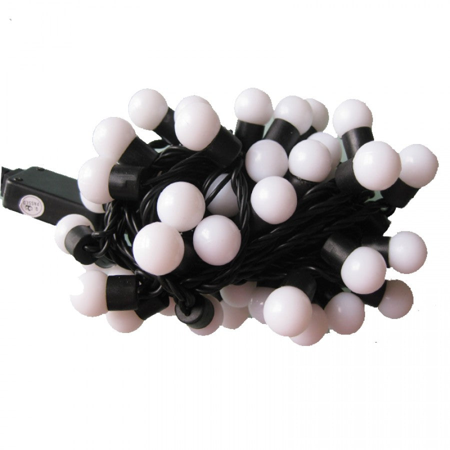 Instalatie Craciun cu globulete pentru brad sau decoratiuni, 50 bulbi cherry, 12m