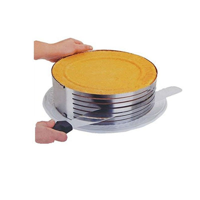Inel feliator blat de tort ajustabil Cake Ring 8.5cm, 26-28cm