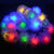 Instalatie Snowflakes LED Balls, fulgi de zapada, multicolor