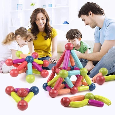 Joc creativ, constructii magnetice sticks building 36 de piese