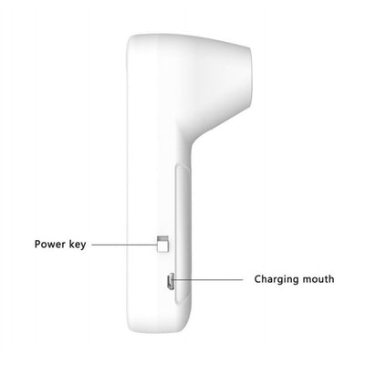 Termoscanner digital K3S non contact cu infrarosu, termometru cu scanare rapida 0,5 S, de perete, afisaj LCD, memorie