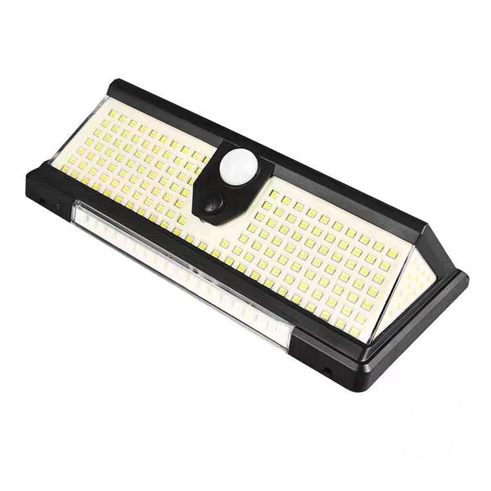 Lampa cu incarcare solara, CL-S190, 190 x LED SMD, 18 leduri rosii/albastre, 4 moduri de functionare, senzor de miscare/amurg/stare de veghe, Negre
