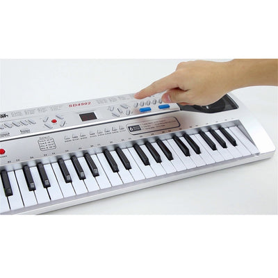 Orga electronica cu microfon, ecran LED si 49 clape